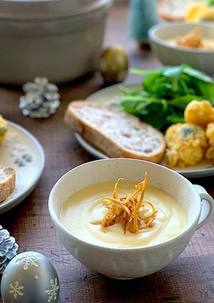 オレンジカリフラワーのチーズポタージュ-レシピのメイン写真