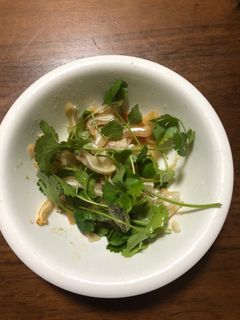 ミミガーパクチー-レシピのメイン写真
