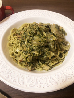 春菊のジェノベーゼパスタ-レシピのメイン写真