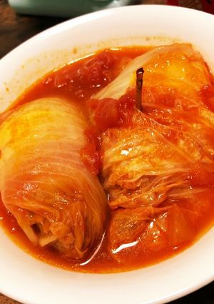 簡単！煮るだけ☆ロール白菜のトマト煮-レシピのメイン写真