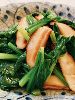 ほうれん草と椎茸のからし和え☆ごま油風味-レシピのメイン写真