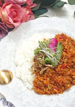 野菜たっぷり☆キーマカレー★トマト 挽肉-レシピのメイン写真