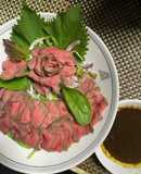 牛もも肉の タリアータ(洋風たたき)