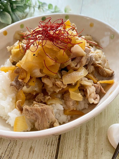 福神漬け豚丼-レシピのメイン写真