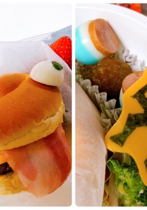 フォートナイト弁当 (バーガーヘッド)-レシピのメイン写真