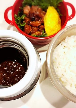 カレー弁当(キーマカレー)-レシピのメイン写真