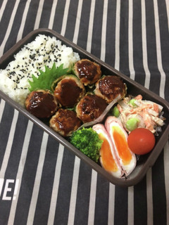 男子高校生弁当★103ピーマン肉詰め弁当-レシピのメイン写真