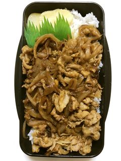 中学男子弁当 豚生姜焼き弁当-レシピのメイン写真