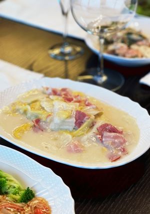 簡単♡白菜とベーコンのクリーム煮-レシピのメイン写真