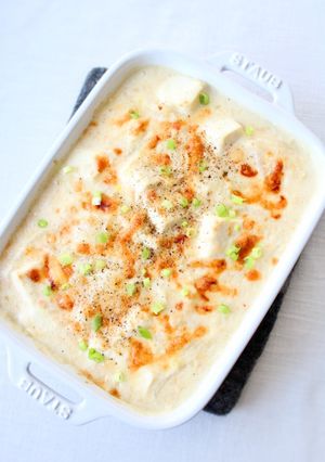 ずっと作っている【豆腐グラタン】蟹缶入-レシピのメイン写真