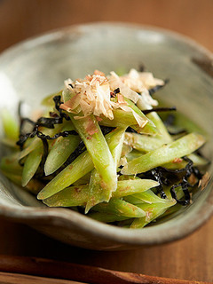 【aff】わさびの茎の塩昆布和え-レシピのメイン写真