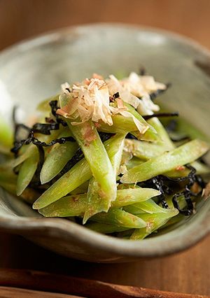 【aff】わさびの茎の塩昆布和え-レシピのメイン写真