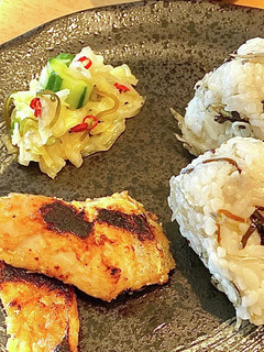 中華おにぎりの昼ごはん タロの弁当番外編-レシピのメイン写真