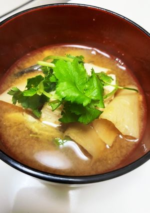 大根の皮で栄養満点！お味噌汁-レシピのメイン写真