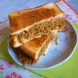 マルちゃんバター醤油味焼そばホットサンド