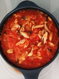 フライパン一つで簡単!チキンのトマト煮-レシピのメイン写真