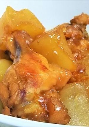 簡単計量☆鶏手羽元と大根のママレード煮-レシピのメイン写真