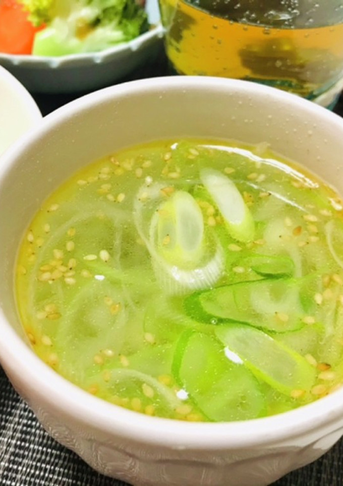 ネギしゃきしゃきスープ・ネギ塩中華スープ-レシピのメイン写真