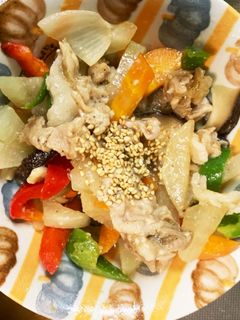 全てレンジ甘辛煮味豚こま大根青椒肉絲風-レシピのメイン写真