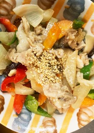 全てレンジ甘辛煮味豚こま大根青椒肉絲風-レシピのメイン写真