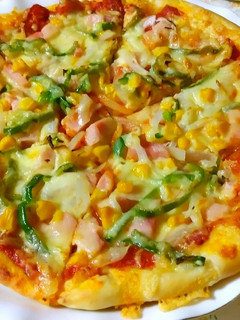 HBで美味しいピザ生地☆モチふわ~-レシピのメイン写真
