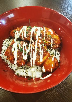 台子ママの甘辛ヤンニョムチキン丼-レシピのメイン写真