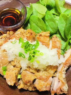 チキン竜田・大根おろしのせ・タレをかけて-レシピのメイン写真