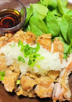 チキン竜田・大根おろしのせ・タレをかけて-レシピのメイン写真