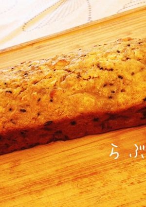 カシューナッツとチョコ入りバナナケーキ-レシピのメイン写真