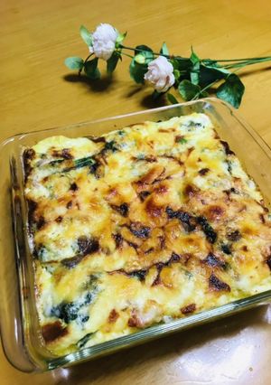 パイ生地なしキッシュ-レシピのメイン写真