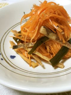 あたりめを使った「いかにんじん」-レシピのメイン写真
