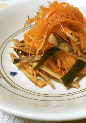 あたりめを使った「いかにんじん」-レシピのメイン写真