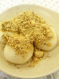 黒ごまきな粉の豆腐白玉団子-レシピのメイン写真