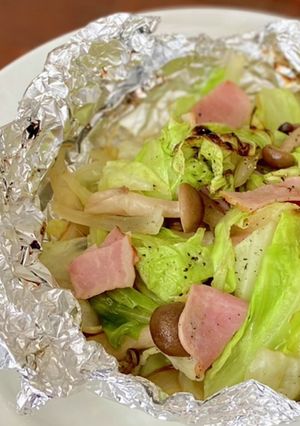 キャベツがおいしいホイル焼き＊お弁当にも-レシピのメイン写真