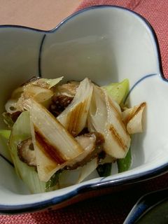 焼きねぎの胡麻みそ和え (透析食)-レシピのメイン写真