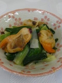 わけぎとあおやぎのぬた和え (透析食)-レシピのメイン写真