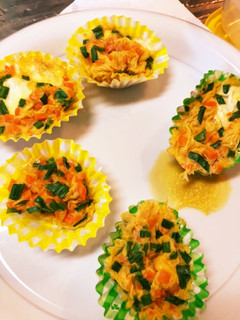 ニラとニンジンの和風卵焼き-レシピのメイン写真