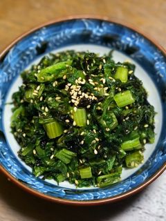 わさび菜の油炒め-レシピのメイン写真