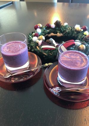 クリスマスのベリースムージー-レシピのメイン写真