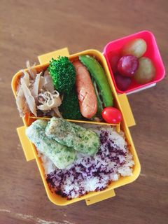 スナップえんどうのマヨ炒め弁当♪-レシピのメイン写真