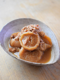 ほっこり♡へそ大根とツナの煮物-レシピのメイン写真