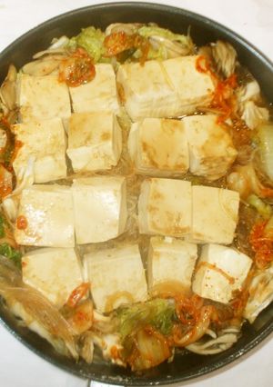 豆腐のビタミンキムチ蒸し♪簡単漢方食養生-レシピのメイン写真