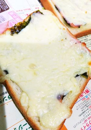 ハム海苔チーズトースト-レシピのメイン写真
