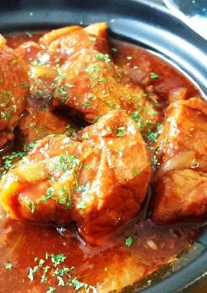 豚肉のデミグラスソース煮込み♡-レシピのメイン写真