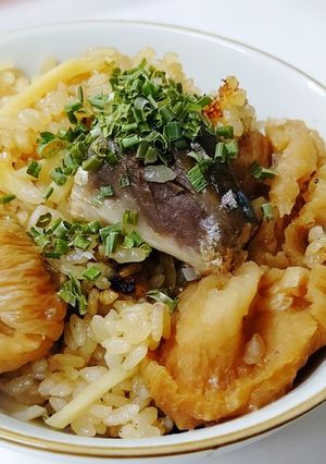 へそ大根とサバ缶の炊き込みご飯-レシピのメイン写真
