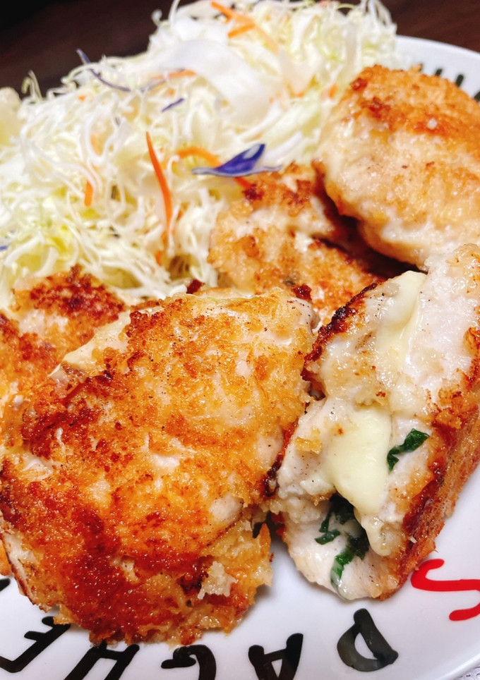 ささみのはさみ揚げ焼き-レシピのメイン写真