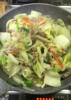 白菜たっぷり野菜鍋-レシピのメイン写真