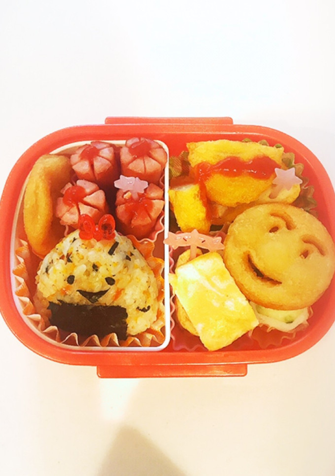 簡単！年少さんの幼稚園おにぎりお弁当♡-レシピのメイン写真