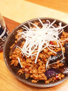 簡単酒肴☆茄子の豚挽き肉味噌炒め-レシピのメイン写真