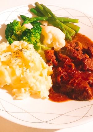 オーブンで本格牛肉赤ワイン煮-レシピのメイン写真